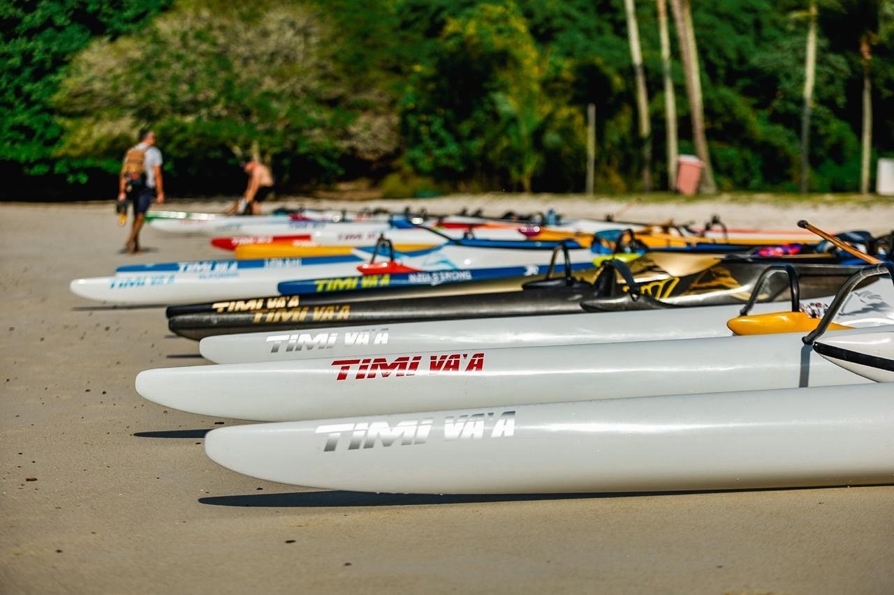 Canoagem Va’a no litoral baiano